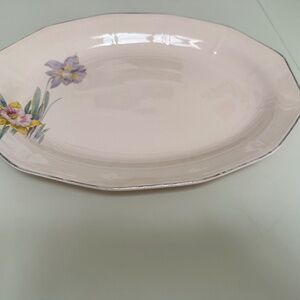Broadway Rose Vintage Serving Platter A-G. C. Co. Cambridge Ohio